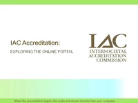 IAC Accreditation: Exploring the Online Portal icon