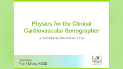 Physics For The Clinical Cardiovascular Sonographer icon