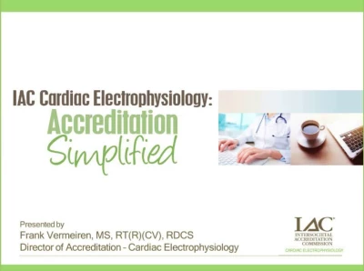 IAC Cardiac Electrophysiology: Accreditation Simplified icon