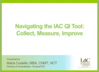 Navigating the IAC QI Tool: Collect, Measure, Improve icon