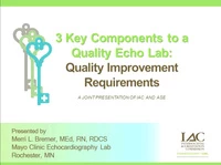 3 Key Components to a Quality Echo Lab: Quality Improvement Requirements icon