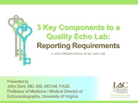 3 Key Components to a Quality Echo Lab: Reporting Requirements icon