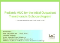 Pediatric AUC for the Initial Outpatient Transthoracic Echocardiogram icon