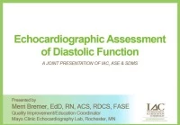 Echocardiographic Assessment of Diastolic Function icon