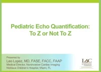 Pediatric Echo Quantification: To Z or Not To Z icon
