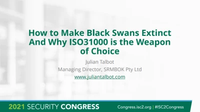 How to make Black Swans extinct and why ISO31000 is the weapon of choice icon