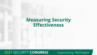 Measuring Security Effectiveness icon