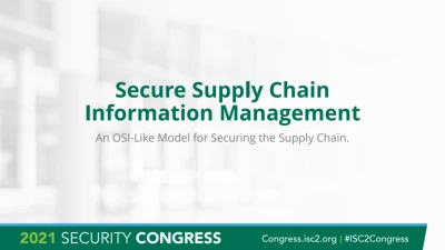 SSCIM: An OSI-like model for Supply Chain Cyber Security icon