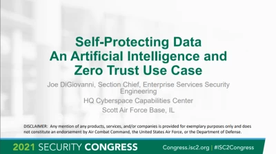 Self-Protecting Data - an Artificial Intelligence & Zero Trust Use Case icon