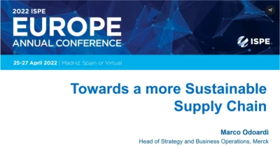 Supply Chain Sustainability (Spezzatino) - Sustainability and Continuous Manufacturing icon