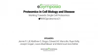 Working Towards Single Cell Proteomics icon