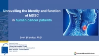 Short Talk: Unravelling the Identity and Function of MDSC in Human Cancer Patients icon