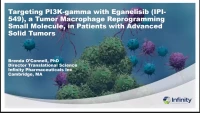 Targeting PI3K-gamma with IPI-549, a Tumor Macrophage-Reprogramming Small Molecule, in Patients with Advanced Solid Tumors icon