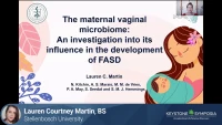 Short Talk: The Maternal Vaginal Microbiome: An Investigation into Its Influence in the Development of Foetal Alcohol Spectrum Disorders (FASD) icon