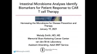 Intestinal Microbiome Analyses Identify Biomarkers for Patient Response to CAR T Cell Therapy icon