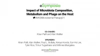 [Harnessing the Microbiome] Impact of Microbiota Composition, Metabolism and Phage on the Host icon