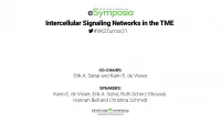 Intercellular Signaling Networks in the TME icon