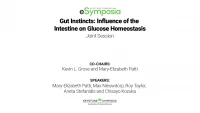 [Joint Session] Gut Instincts: Influence of the Intestine on Glucose Homeostasis icon