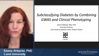 Subclassifying Diabetes by Combining GWAS and Clinical Phenotyping icon