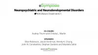 Neuropsychiatric and Neurodevelopmental Disorders icon