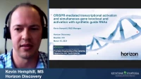 Short Talk: CRISPR-mediated Transcriptional Activation and Simultaneous Gene Knockout and Activation with Synthetic Guide RNAs icon