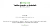Tracking Dynamics of Single Cells icon