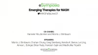 Emerging Therapies for NASH icon