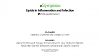 Lipids in Inflammation and Infection icon