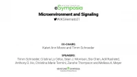 Microenvironment and Signaling icon