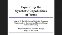 Expanding the Synthetic Capabilities of Yeast icon