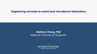 Reprogramming Microbes to Rewire Host-Microbiome Interactions icon