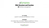 RNA Structure and Function icon