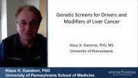 Genetic Screens for Drivers and Modifiers of Liver Cancer icon