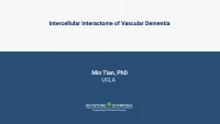 Intercellular Interactome of Vascular Dementia icon