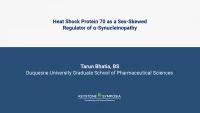 Heat Shock Protein 70 as a Sex-Skewed Regulator of α-Synucleinopathy icon