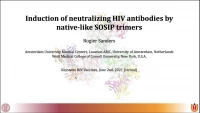 Induction of Neutralizing HIV Antibodies by Native-Like SOSIP Trimers icon