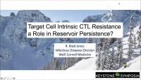 Target-Intrinsic CTL Resistance, A Role in Reservoir Persistence? icon