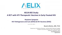 AELIX-002: A RCT with HTI Therapeutic Vaccines in Early-Treated HIV icon