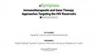 Immunotherapeutic and Gene Therapy Approaches Targeting the HIV Reservoirs icon
