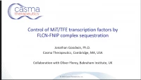 Control of TFEB/TFE3 Family Transcription Factors through FLCN Sequestration icon