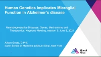 Human Genetics Implicates Microglial Function in Alzheimer’s Disease Risk icon