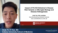 Short Talk: Impact of PLCG2 Alzheimer's Disease Risk Variants on Microglia Biology and Disease Pathogenesis icon