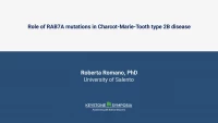 Short Talk: Role of RAB7A Mutations in Charcot-Marie-Tooth Type 2B Disease icon