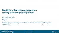 Multiple Sclerosis Neurorepair – A Drug Discovery Perspective icon