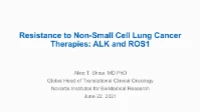 Resistance to Non-Small Cell Lung Cancer Therapies icon