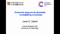 Proteomic Analysis of Chromatin Remodeling Complexes icon