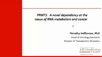 PRMT1: A Novel Dependency at the Nexus of RNA Metabolism and Cancer icon