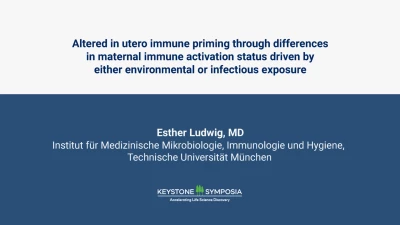 Altered in utero immune priming through differences in maternal immune activation status driven by either environmental or infectious exposure icon