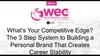 What’s Your Competitive Edge? The 3 Step System to Building a Personal Brand That Creates Career Stability icon