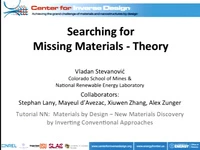 Tutorial NN - Materials by Design - New Materials Discovery by Inverting Conventional Approaches<br />Part 3: New Materials Discovery Theory icon